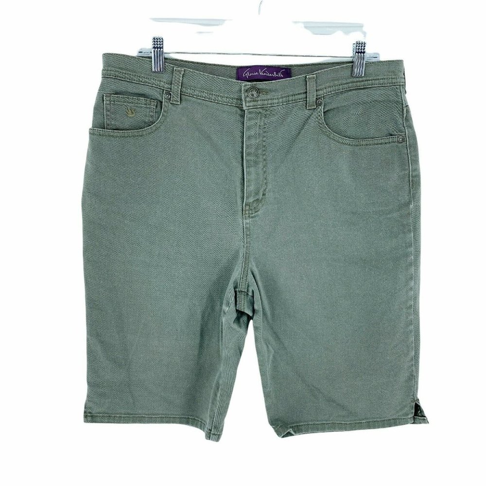 Gloria Vanderbilt Jean Shorts Women's 14 Stretch